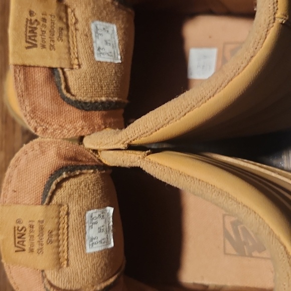 Vans Off the Wall Sk8 Hi Reissue Vansbuck Light Gum Mono Shoes - Picture 5 of 9